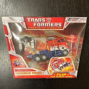 Optimus Prime Toy - Red and Blue